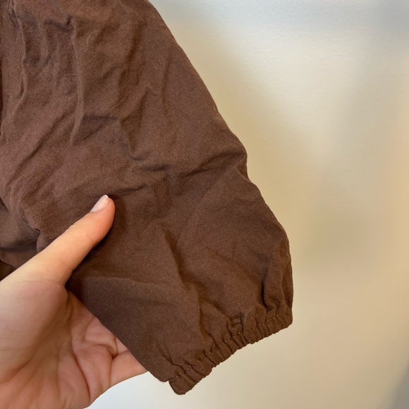 Charcoal Clothing Weekend Away Brown Cropped Top size US 2 - Picture 4 of 6